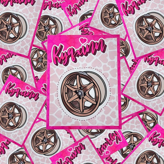 'REST IN PINK' Decal